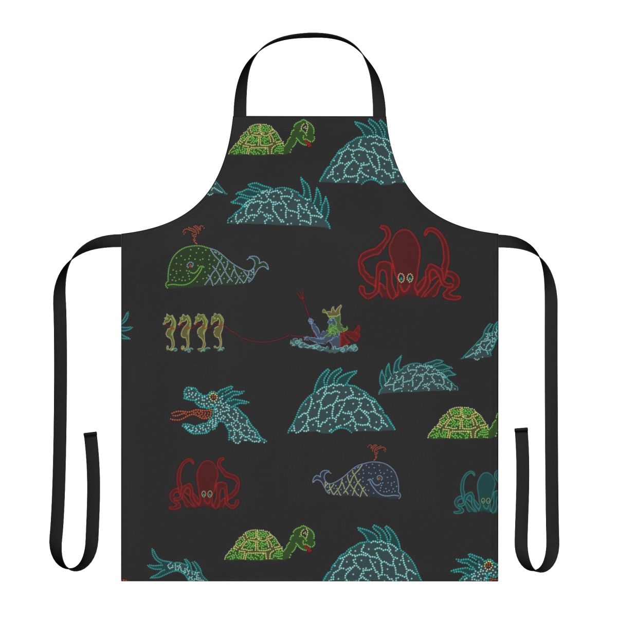 Apron featuring the iconic Disney Electrical Water Pageant on Seven Seas Lagoon