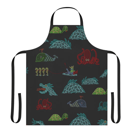 Apron featuring the iconic Disney Electrical Water Pageant on Seven Seas Lagoon