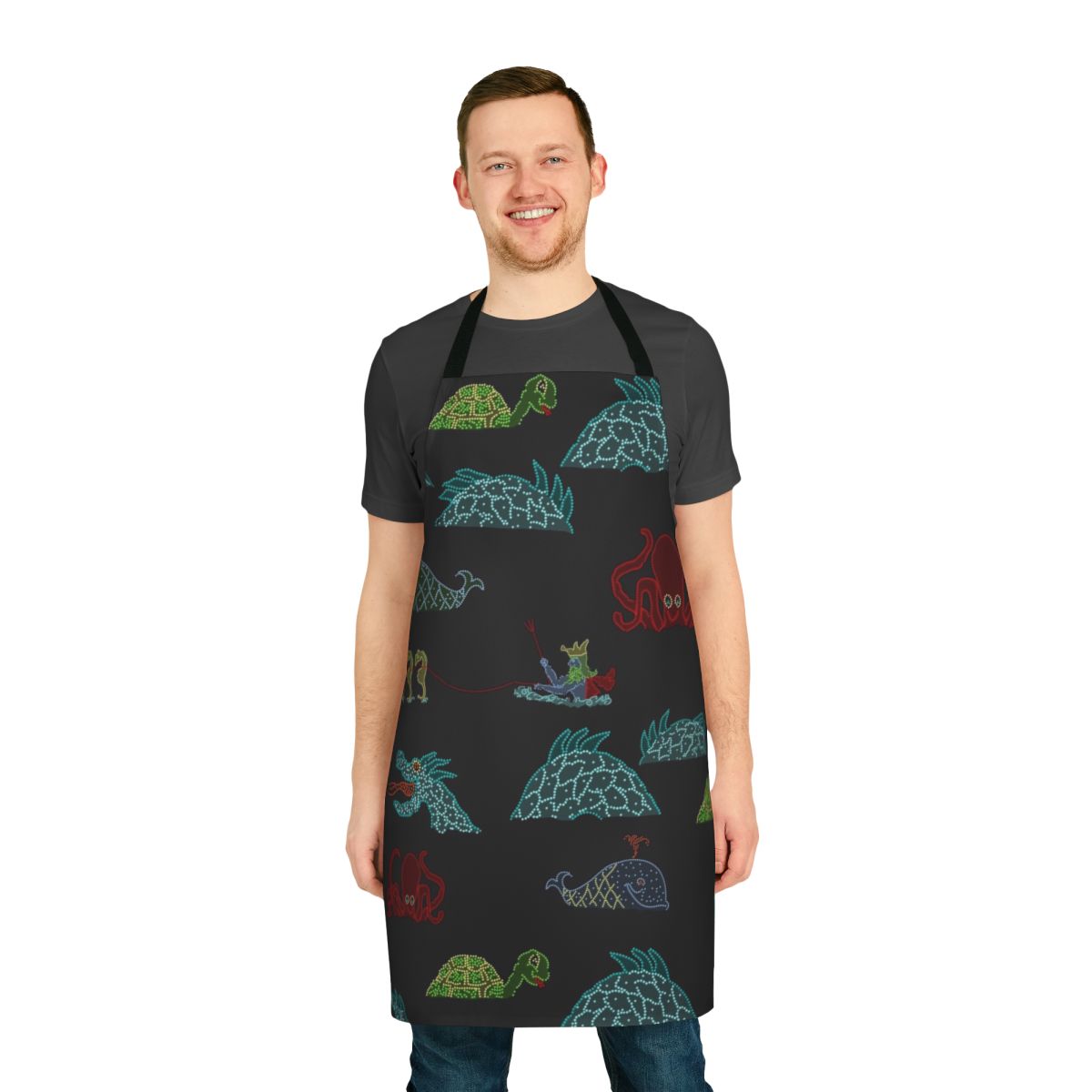 Apron featuring the iconic Disney Electrical Water Pageant on Seven Seas Lagoon