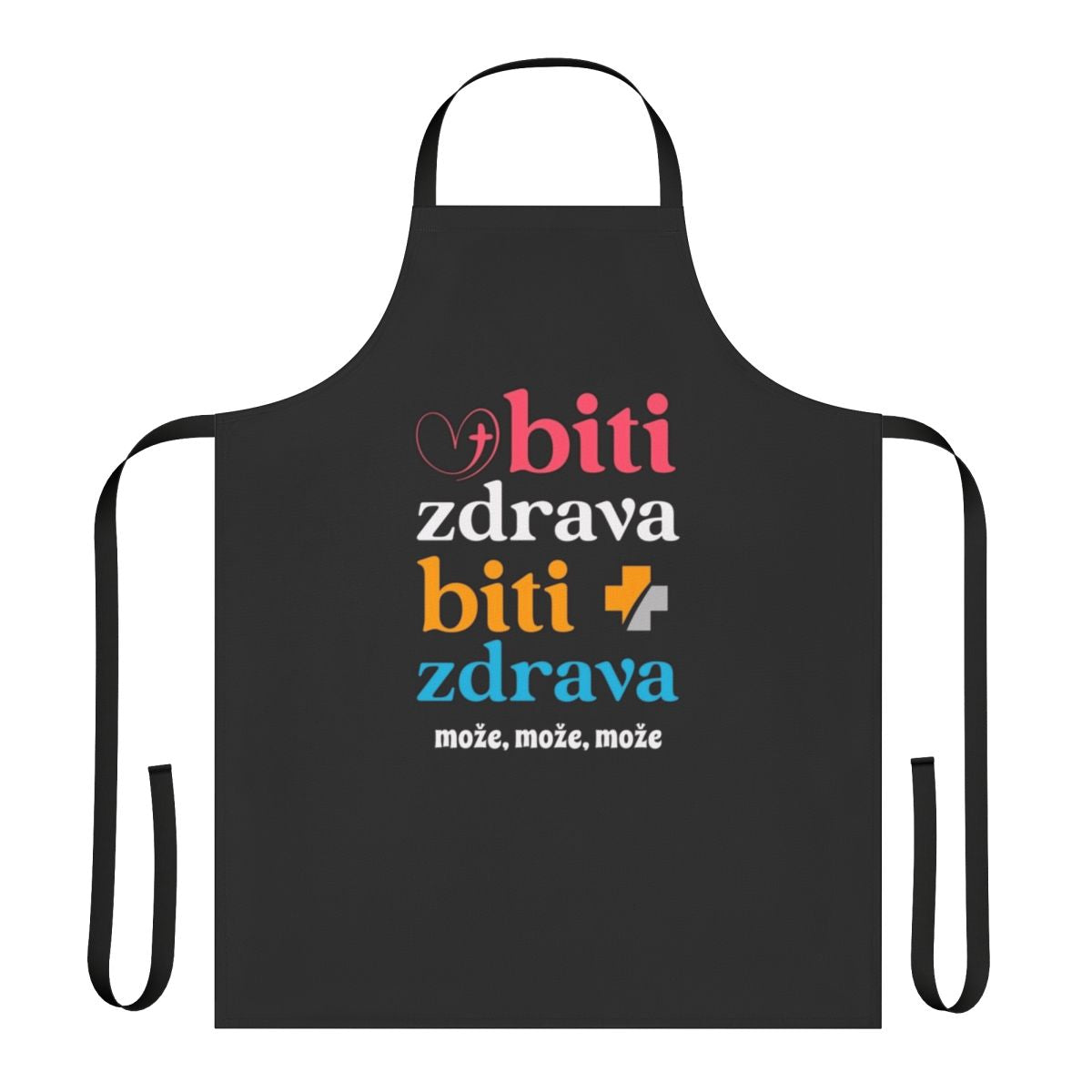 In Corpore Sano-inspired apron featuring the Serbian Eurovision 2022 contestant Konstrakta
