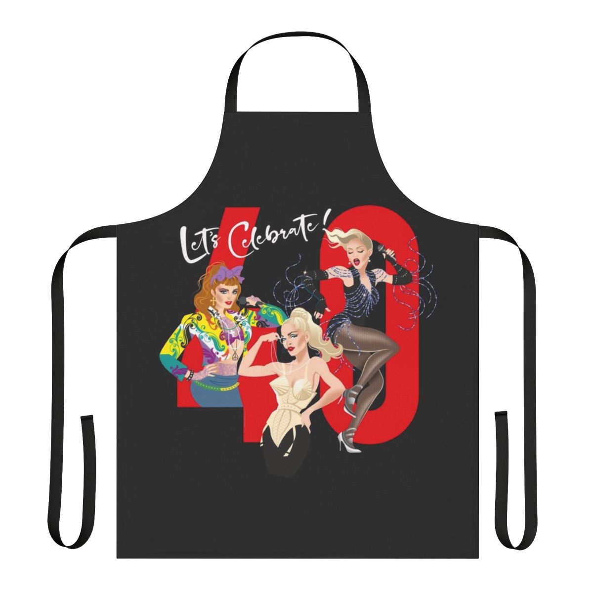 Personalized apron featuring Alejandro Mogolloart's unique artwork