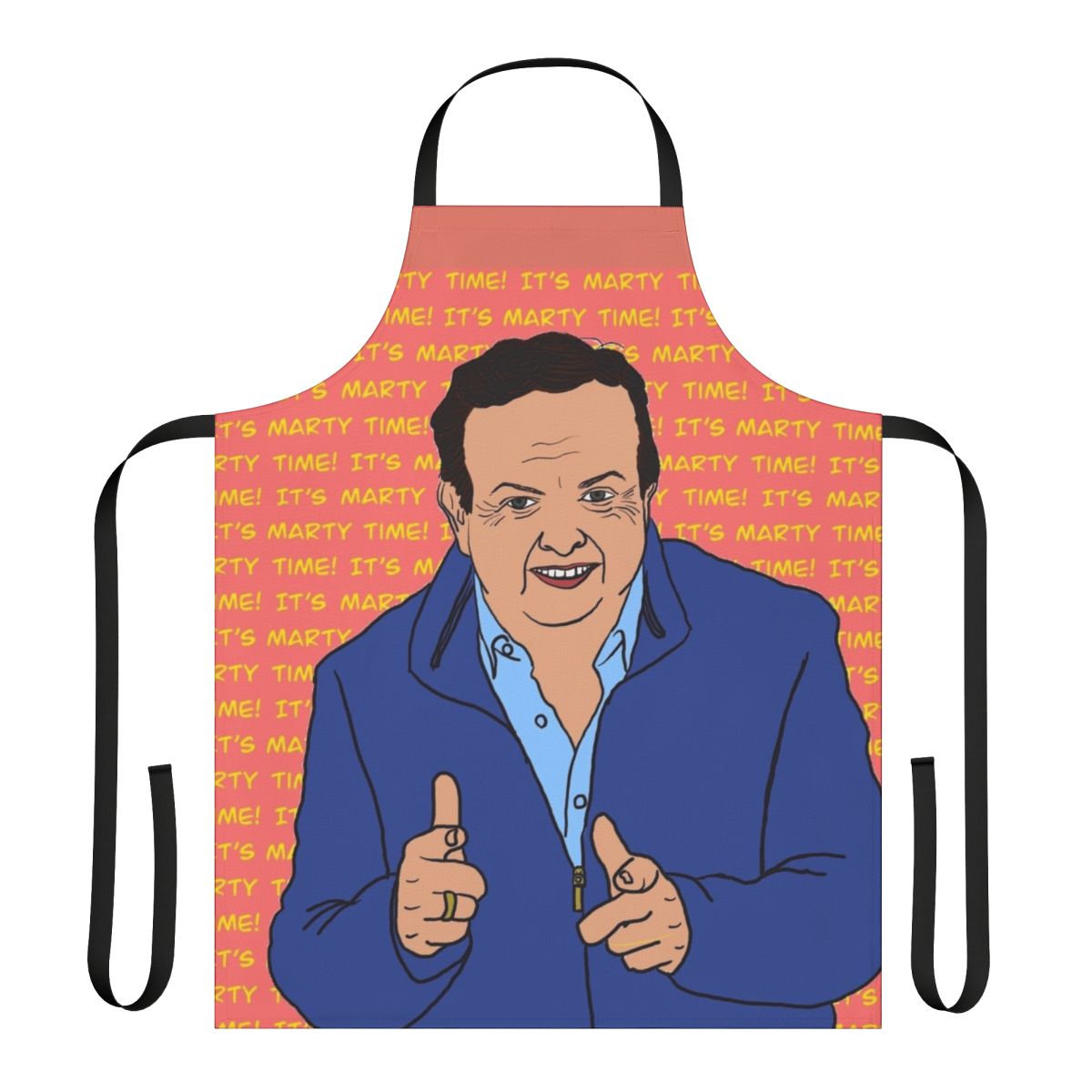 Marty Morrissey Party Apron featuring an iconic Irish personality