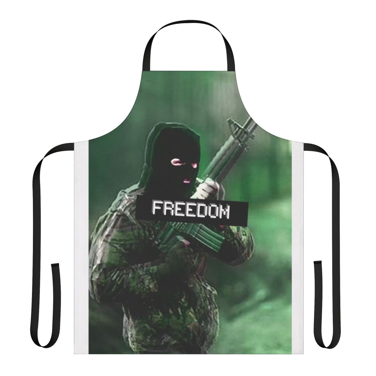 Stylish apron featuring Irish revolutionary imagery and symbols