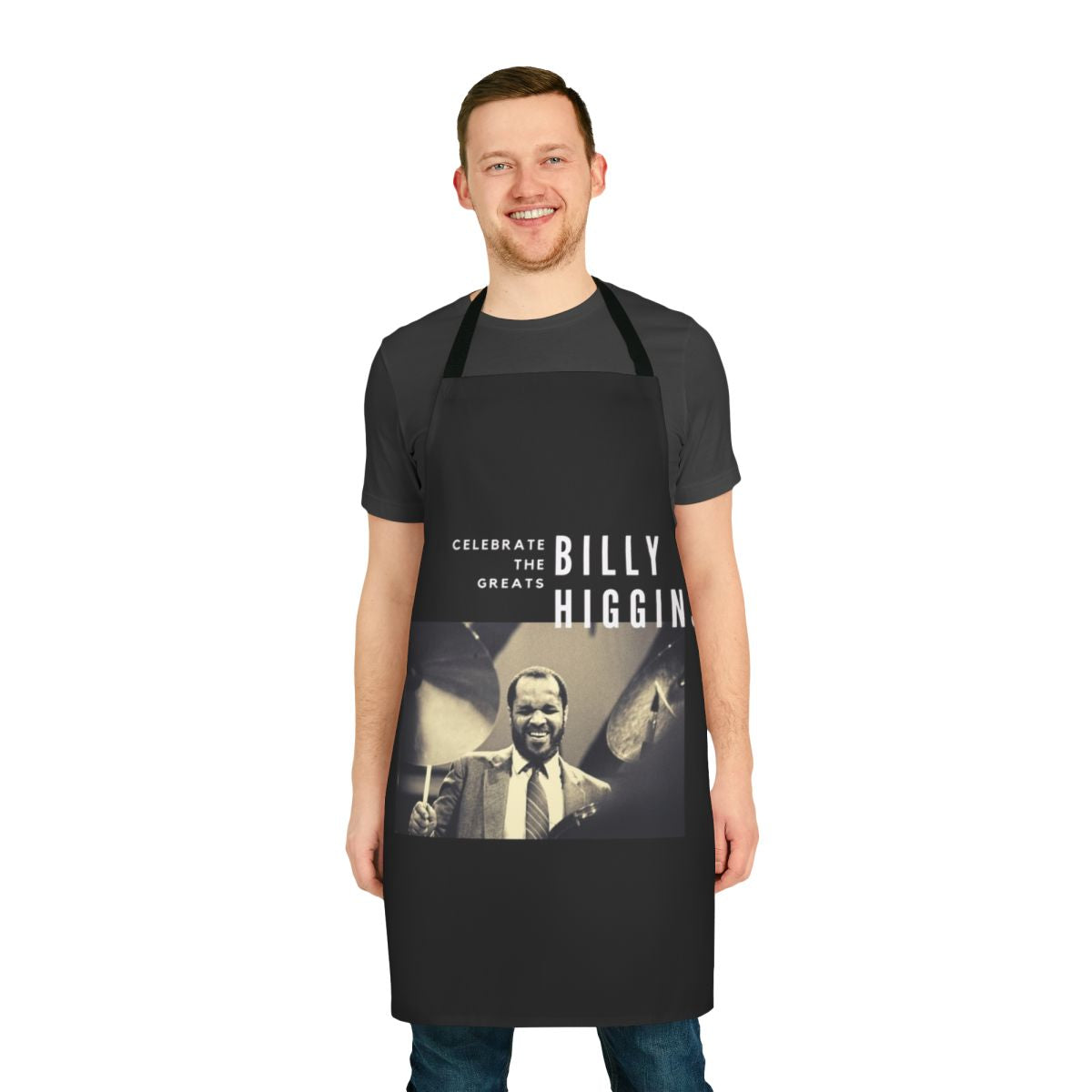 Billy Higgins Jazz Drummer Musician Apron