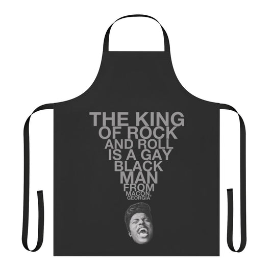 Ooh My Soul Apron featuring the iconic Little Richard design