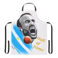 Tribute to Manu Ginobili Apron, featuring the Argentinian basketball legend's image and colors