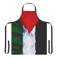 Apron with the flag of Palestine, representing Palestinian pride and the struggle for freedom