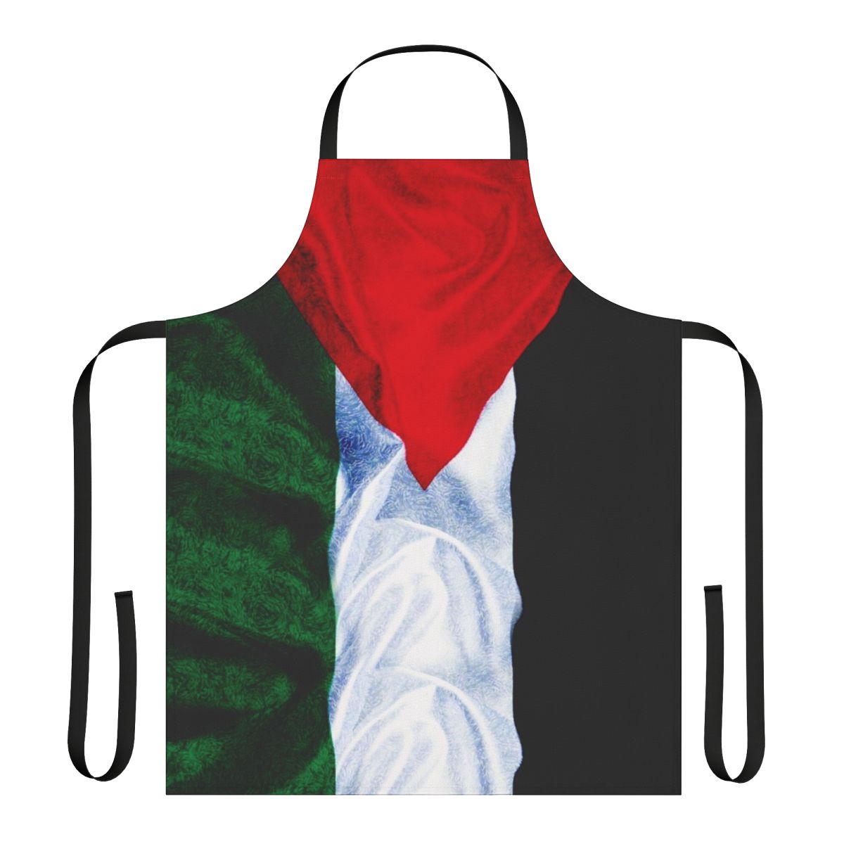 Apron with the flag of Palestine, representing Palestinian pride and the struggle for freedom
