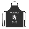 A stylish kitchen apron featuring the iconic salsa legend Willie Colon.
