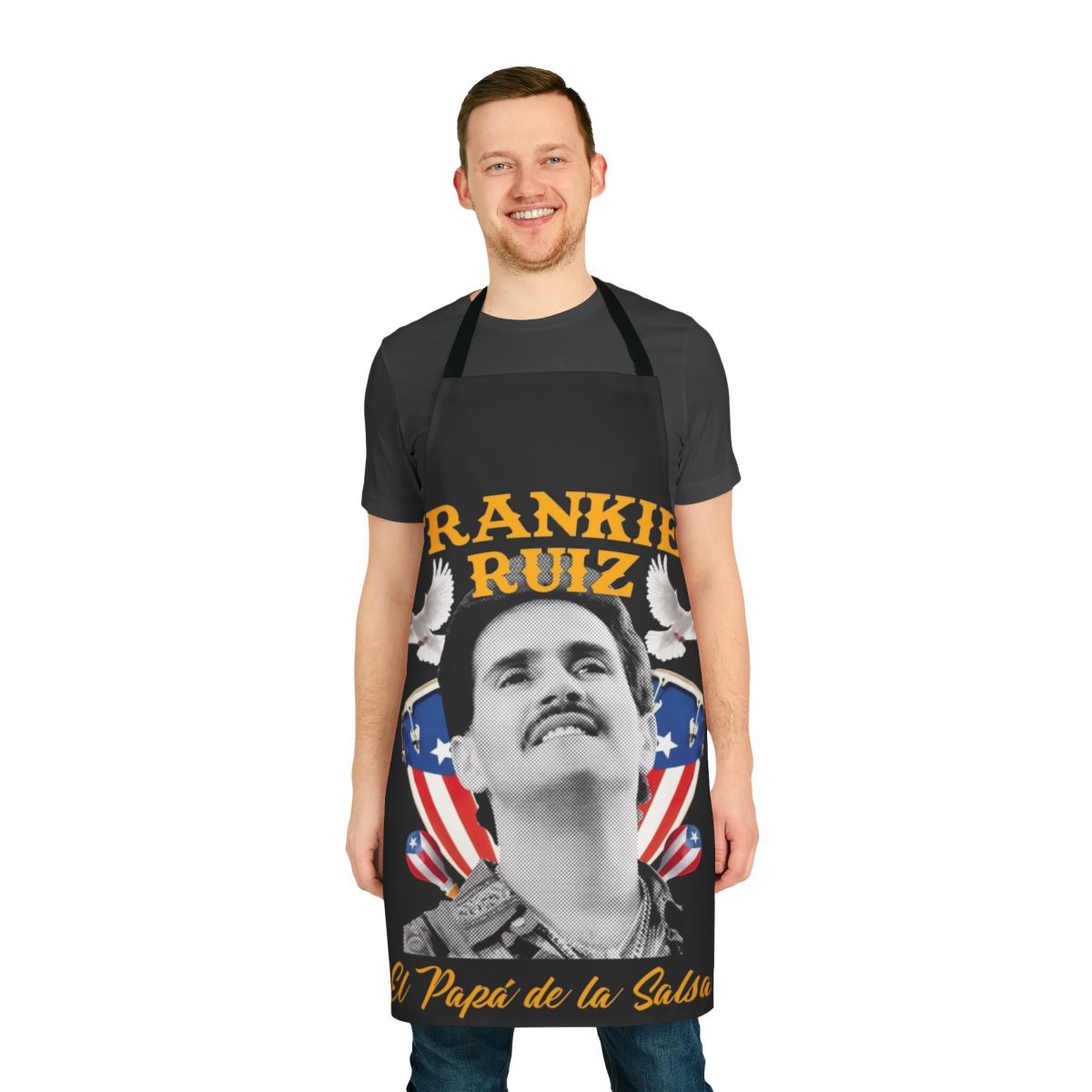 Frankie Ruiz Inspired Salsa Music Apron