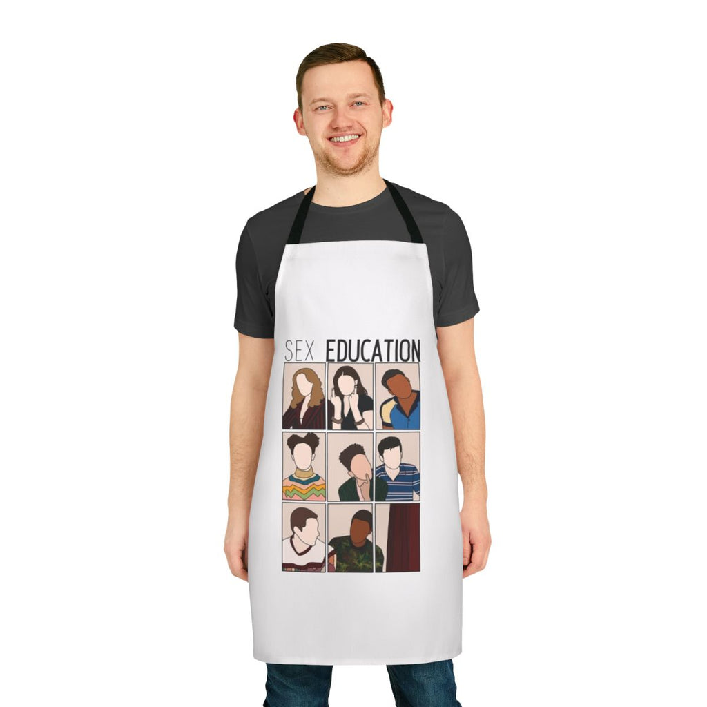 Apron featuring the cast of the popular Netflix series Sex Education