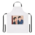 Sex Education-inspired apron featuring Maeve Wiley and Otis Milburn