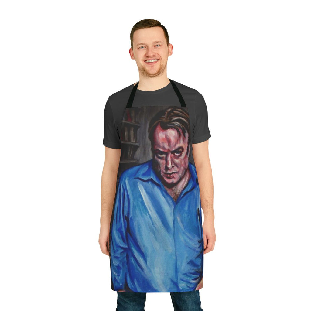 Christopher Hitchens inspired apron for skeptics and atheists