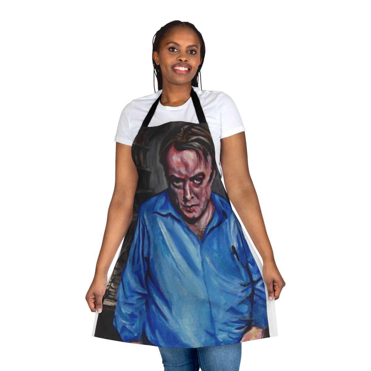 Christopher Hitchens inspired apron for skeptics and atheists