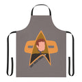 Chief Miles O'Brien from Star Trek: Deep Space Nine wearing an apron