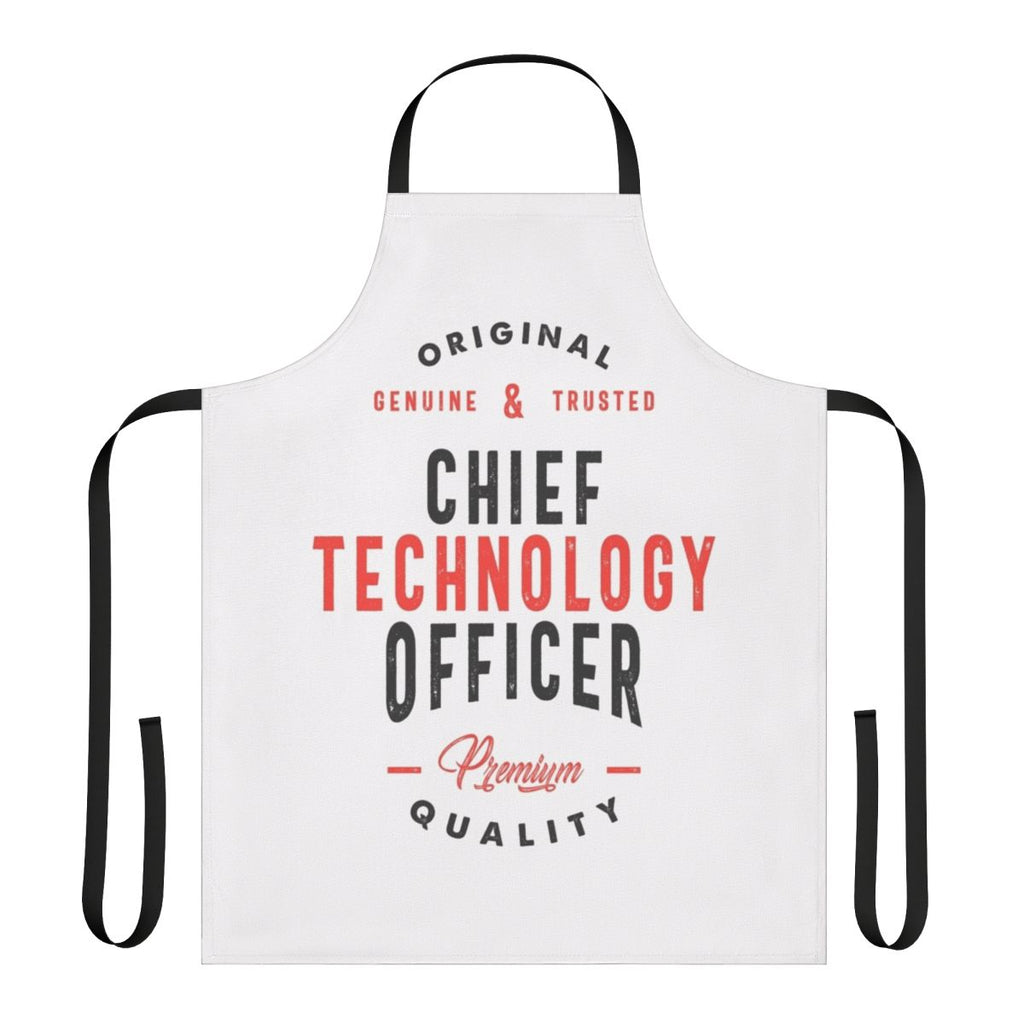 Chief Technology Officer Apron with pockets and adjustable neck strap
