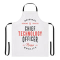 Chief Technology Officer Apron with pockets and adjustable neck strap