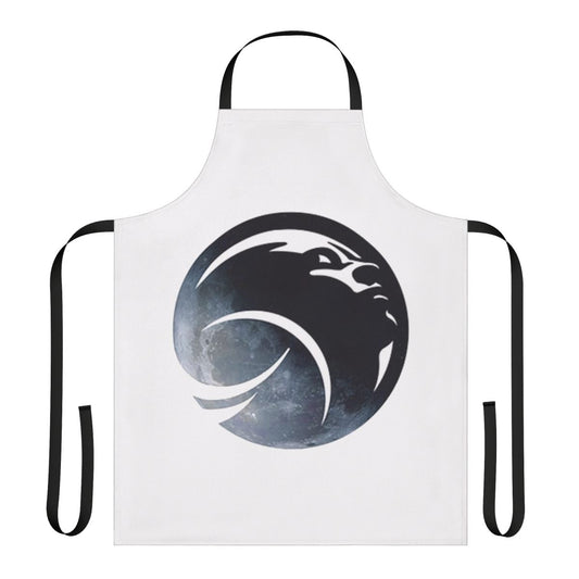 White apron with the Artemis program logo and the image of a female astronaut