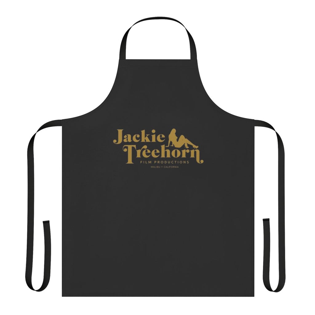 The Big Lebowski-inspired apron featuring the movie's iconic imagery and characters