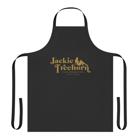 The Big Lebowski-inspired apron featuring the movie's iconic imagery and characters