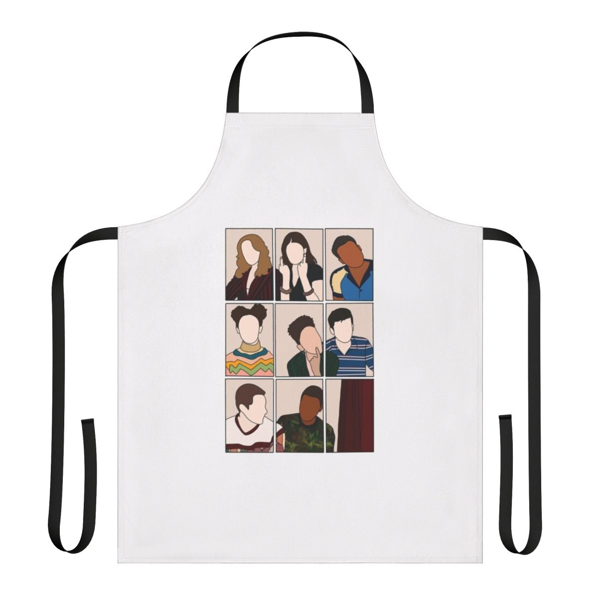 Sex Education Inspired Apron with Characters Maeve and Otis