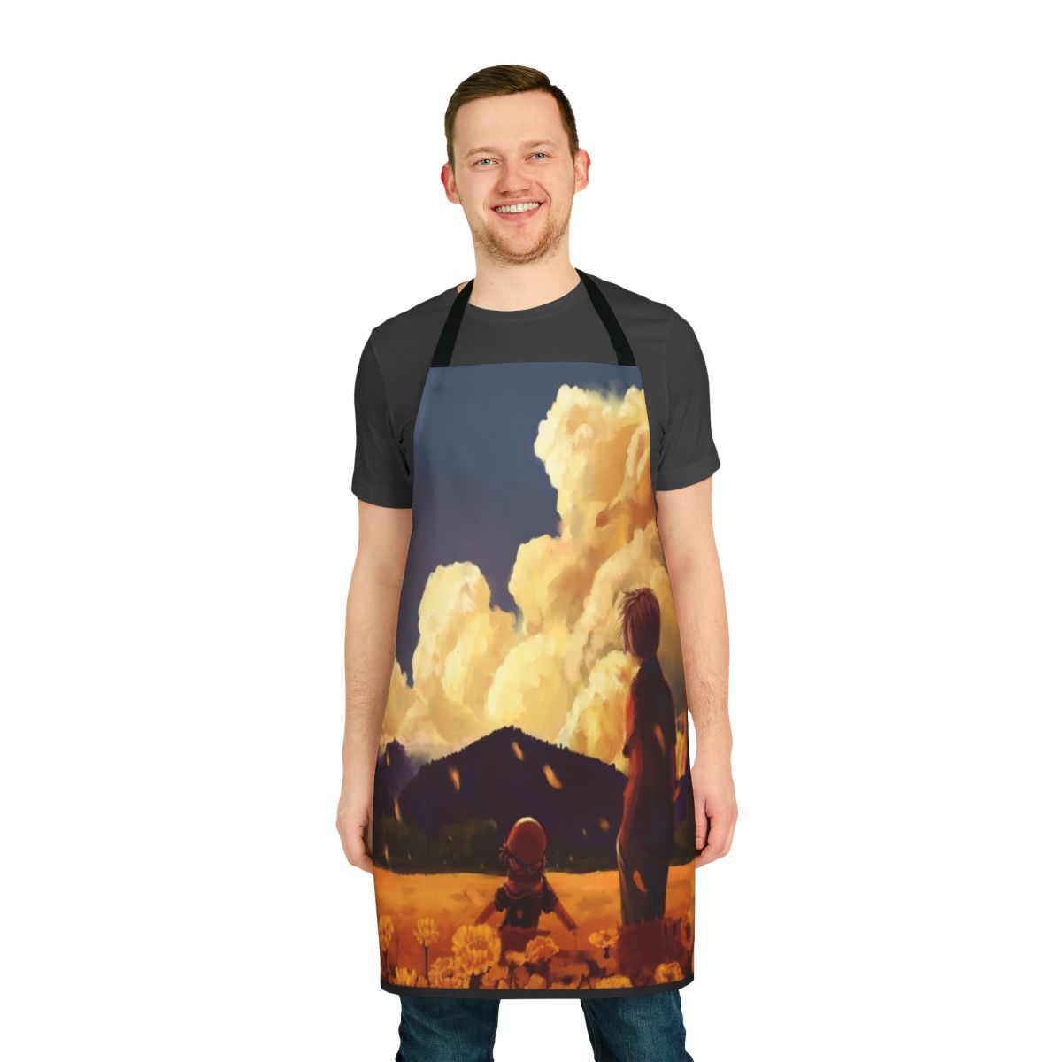 Clannad Anime-Inspired Apron featuring the Dango Family
