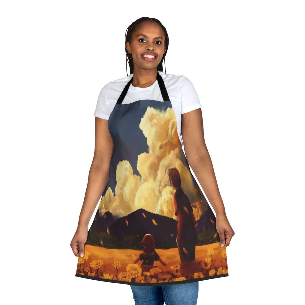 Clannad Anime-Inspired Apron featuring the Dango Family