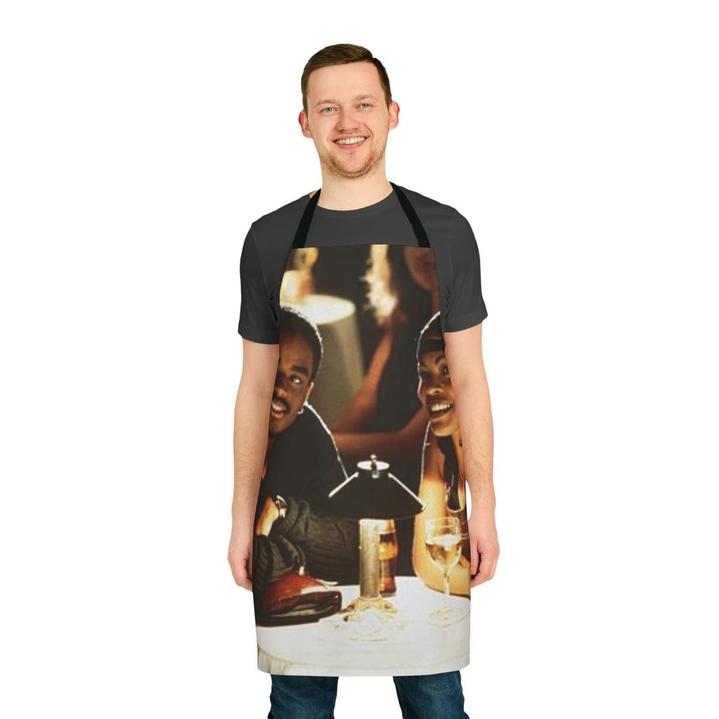 Black apron inspired by the beloved film "Love Jones"