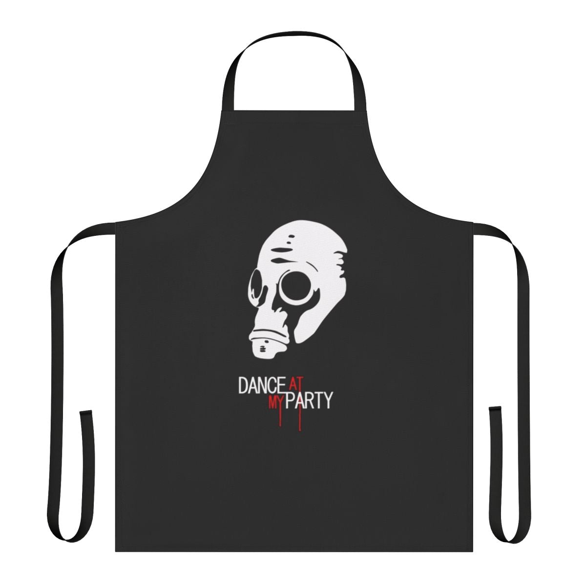An apron featuring a quote from the film "Dead Man's Shoes" directed by Shane Meadows.