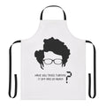 An apron featuring the famous phrase from the hit comedy series "The IT Crowd"