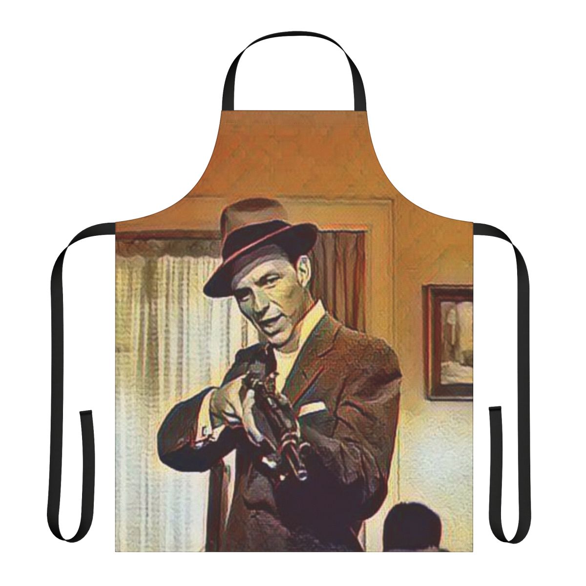 Frank Sinatra-inspired apron for cooking and baking enthusiasts