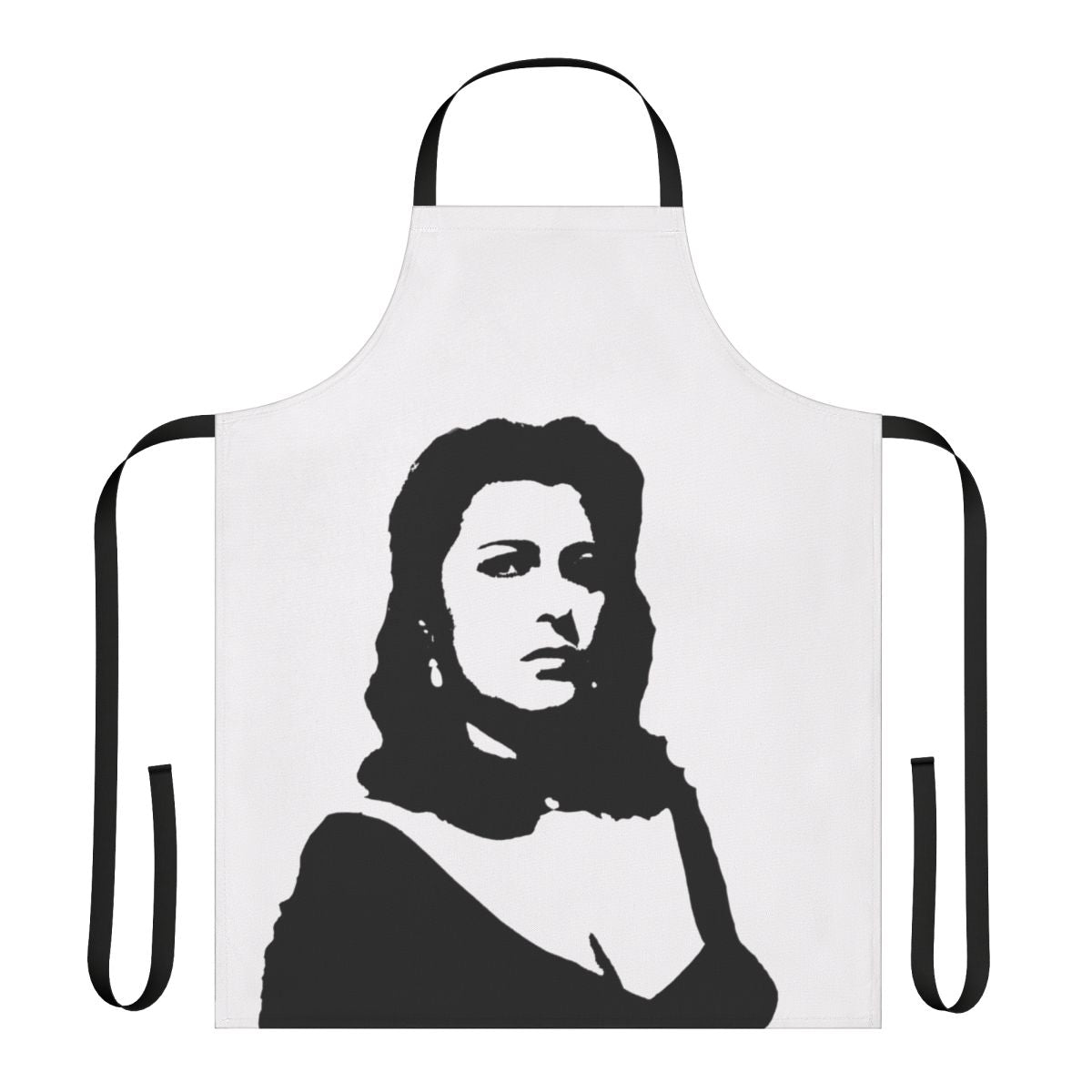 Apron featuring a portrait of Italian actress Anna Magnani, a pioneering figure in neorealist cinema