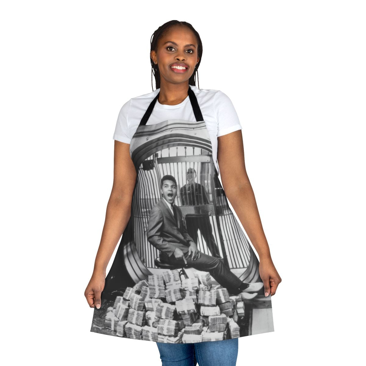 Muhammad Ali Inspired Apron with Butterfly Design