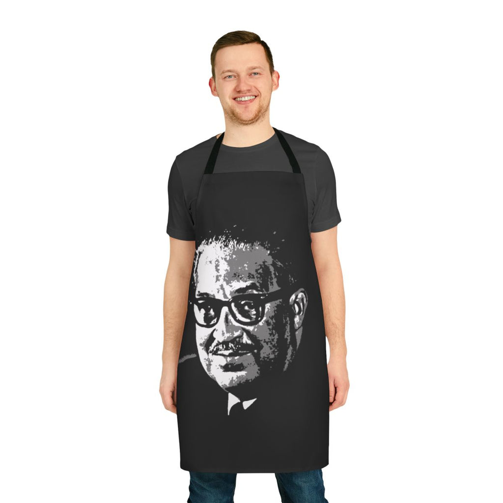 Thurgood Marshall Apron featuring the portrait of the renowned civil rights leader and Supreme Court Justice