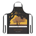 "Apron featuring the book cover of John Steinbeck's classic novel, East of Eden"