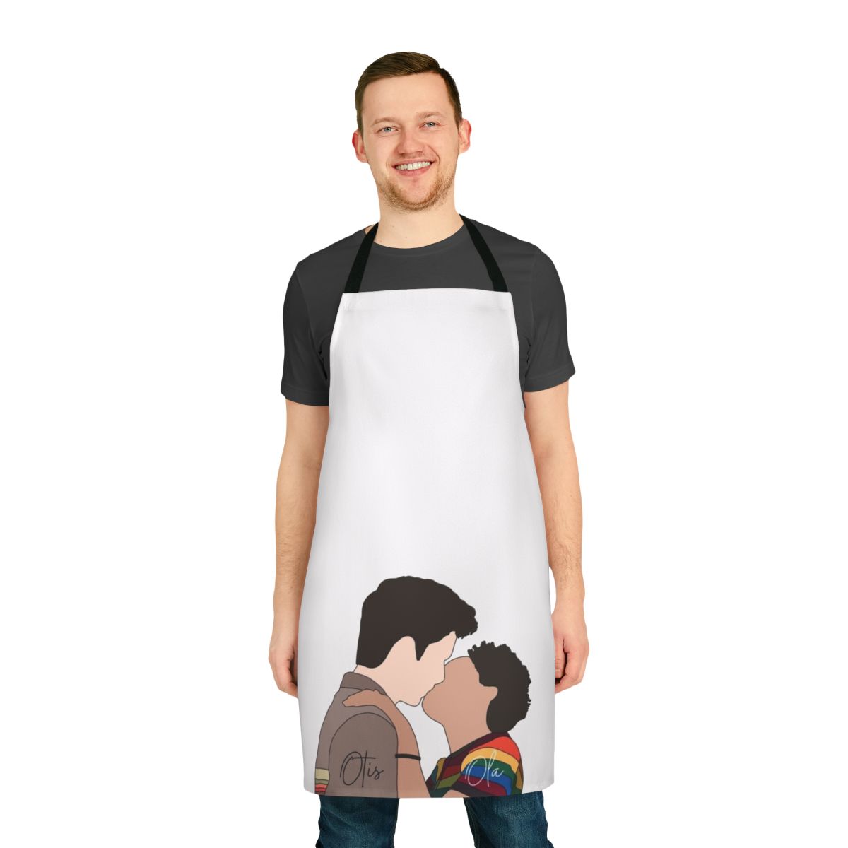 Sex Education Inspired Apron Featuring Otis and Maeve