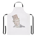 Whimsical apron featuring the iconic "Pure Imagination" lyric from Willy Wonka & the Chocolate Factory
