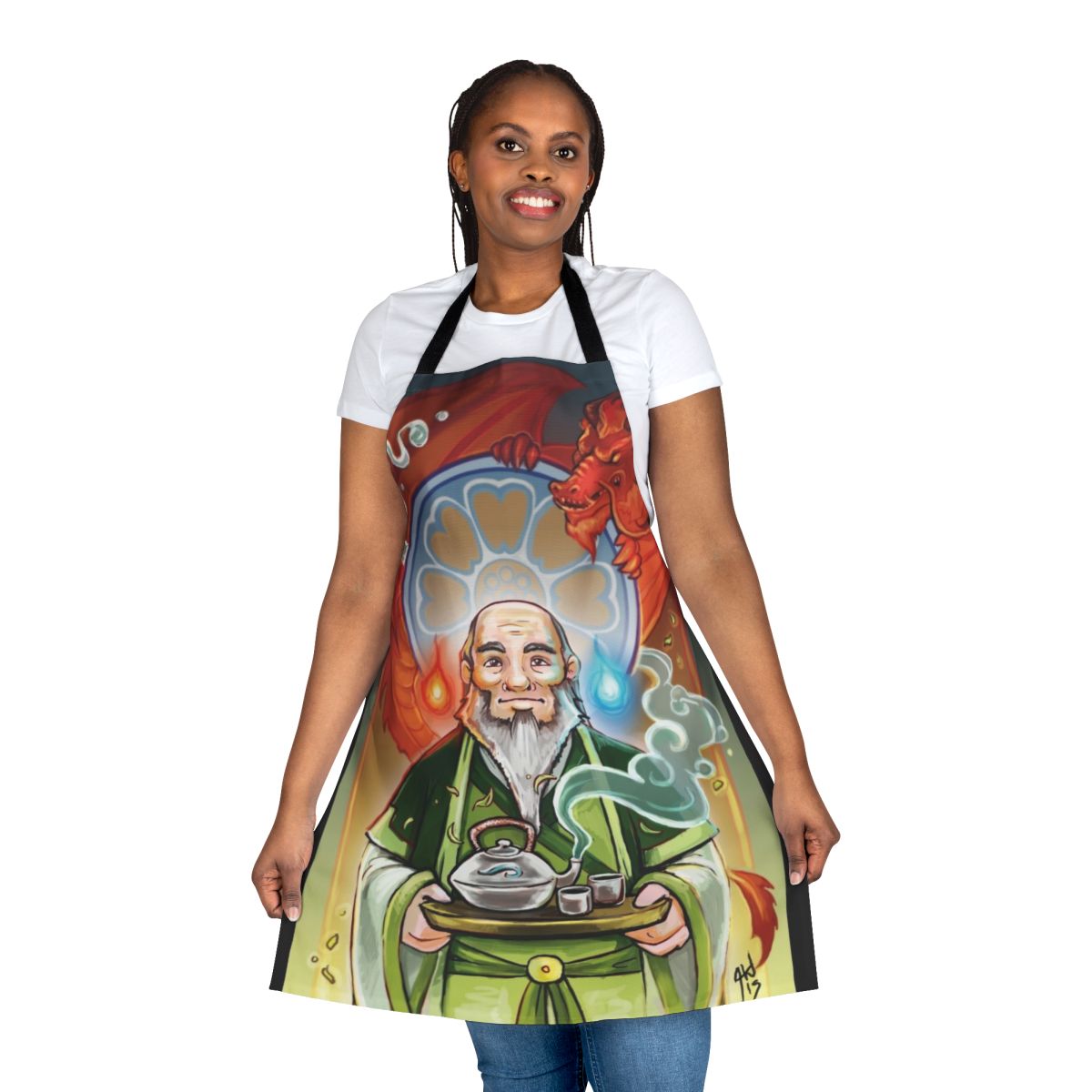 A high-quality apron featuring the iconic dragon design from Avatar: The Last Airbender