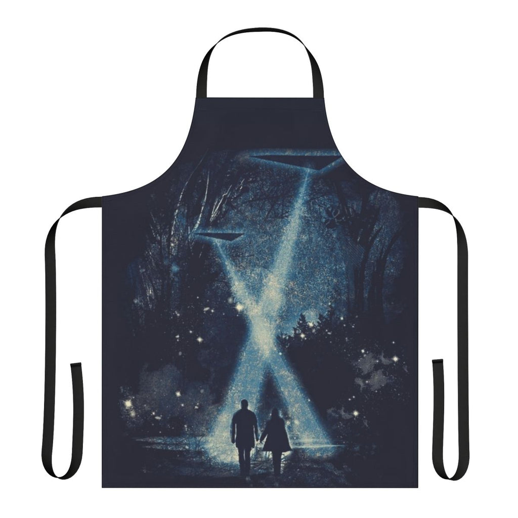 X-Files Themed Apron with Fox Mulder and Dana Scully