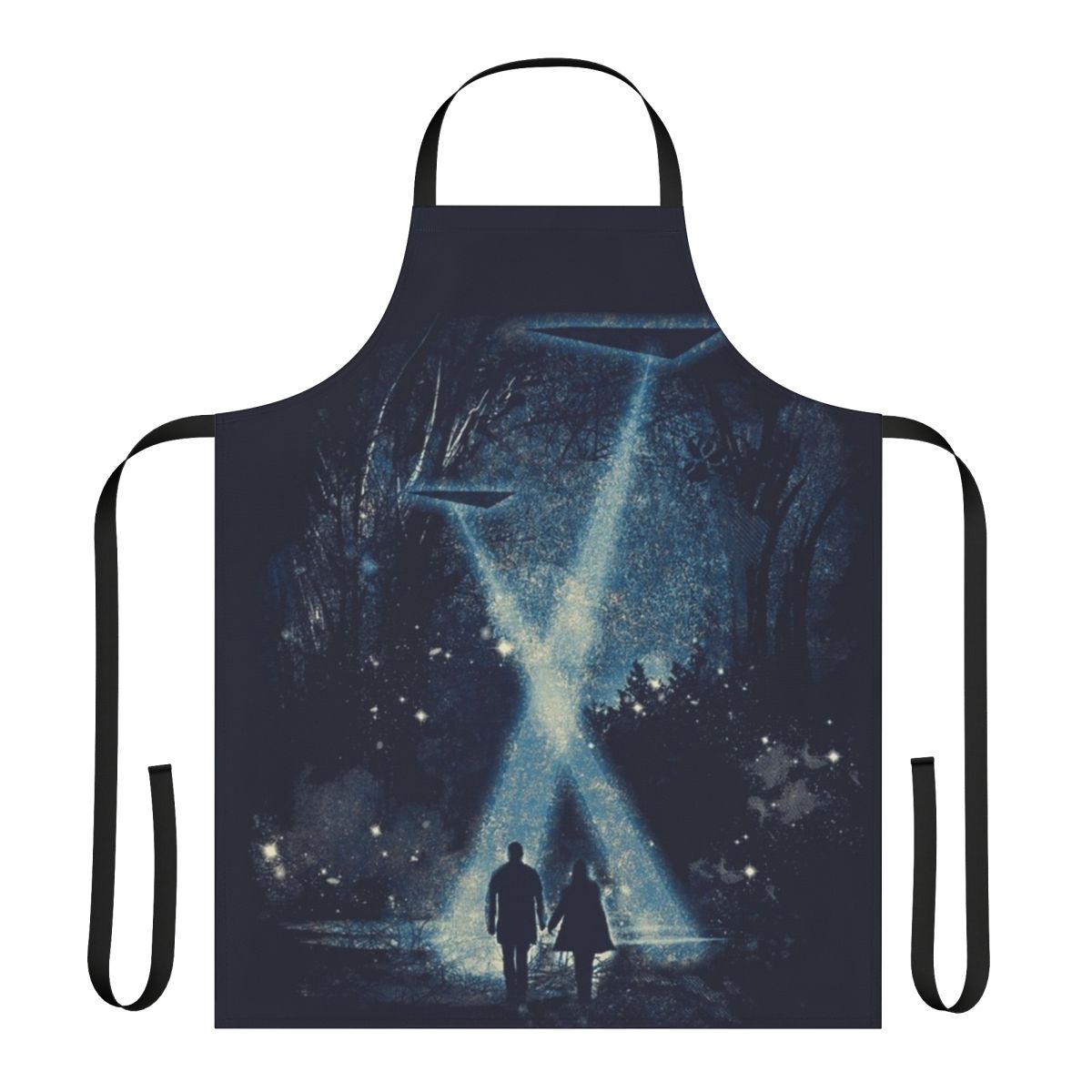 X-Files Themed Apron with Fox Mulder and Dana Scully