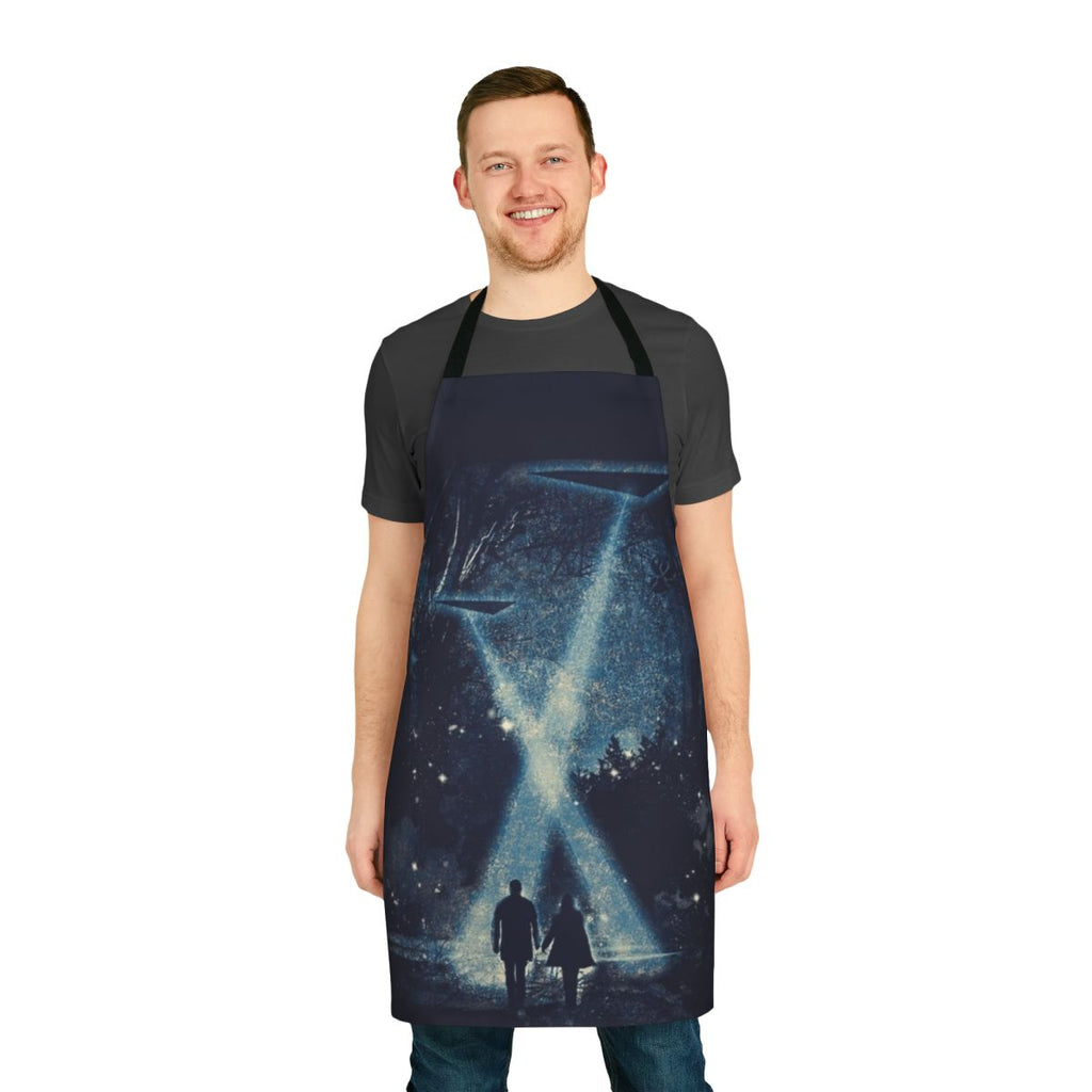 X-Files Themed Apron with Fox Mulder and Dana Scully