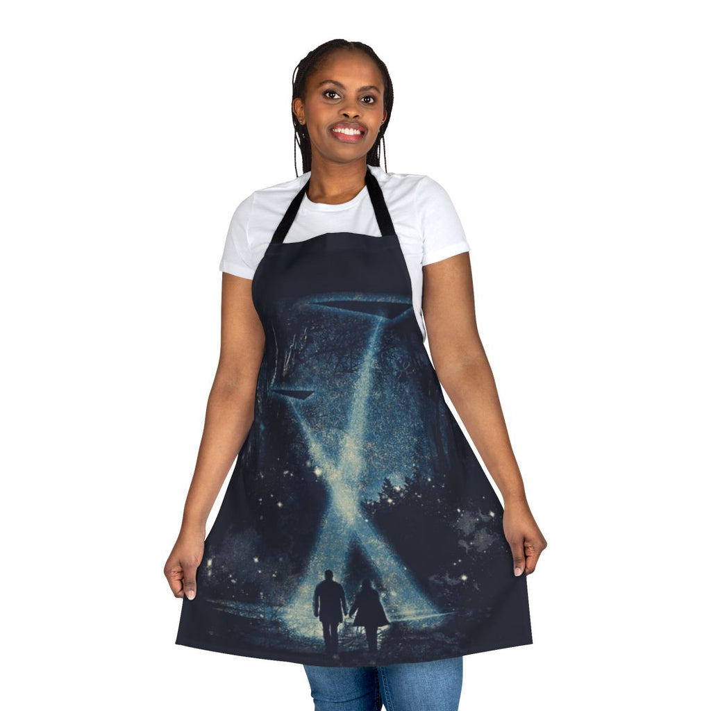 X-Files Themed Apron with Fox Mulder and Dana Scully