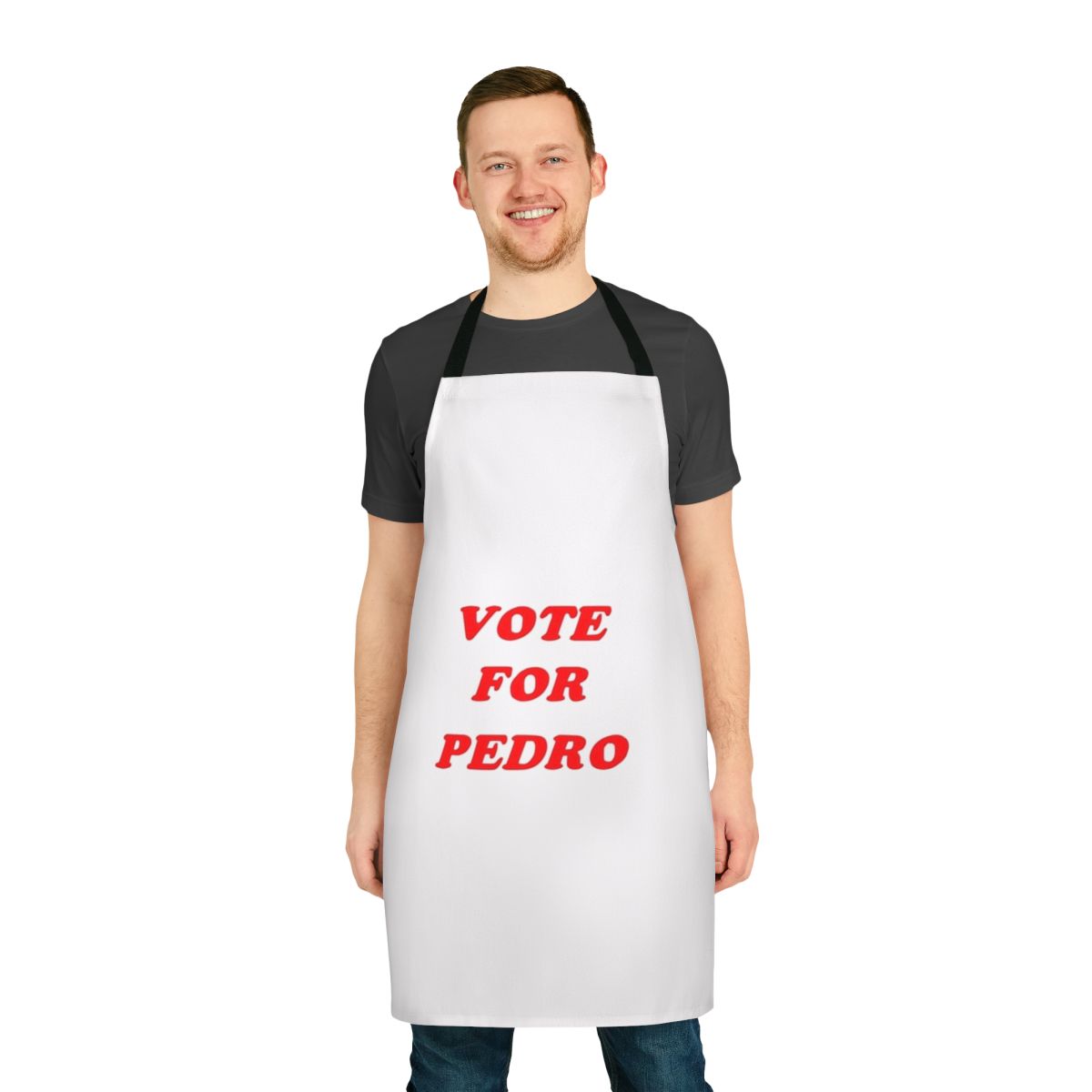 "Vote for Pedro Apron inspired by the cult classic Napoleon Dynamite"
