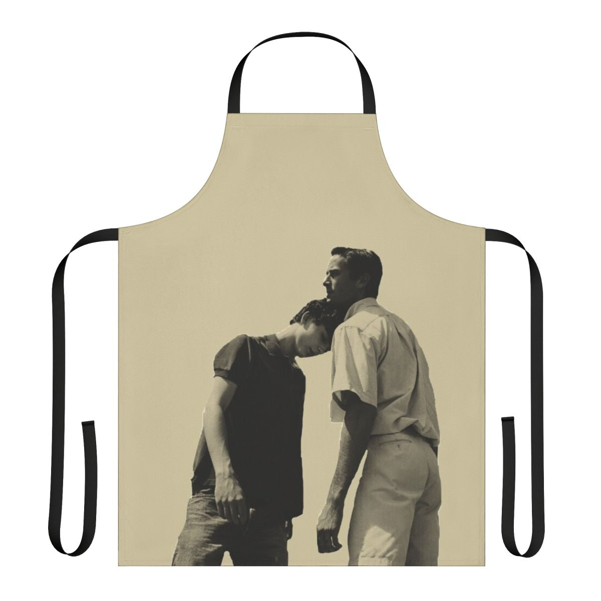 "Call Me By Your Name" themed apron with minimalist design