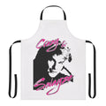 A stylish apron featuring the image of Patrick Swayze, the beloved actor from Dirty Dancing and Roadhouse.