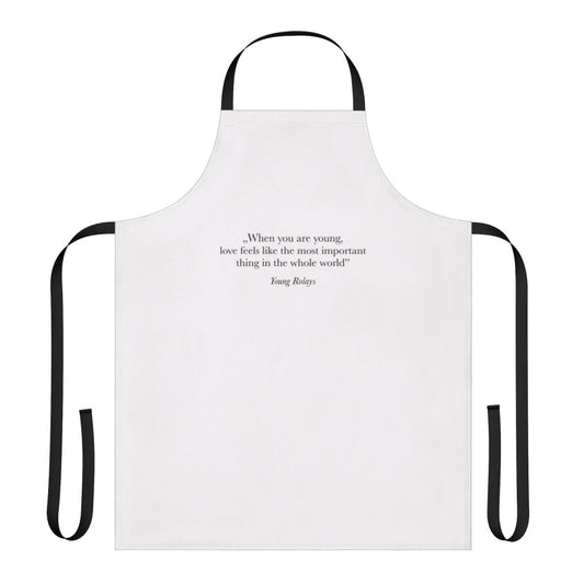 "When You Are Young" Quote Apron Inspired by the Netflix Series "Young Royals"