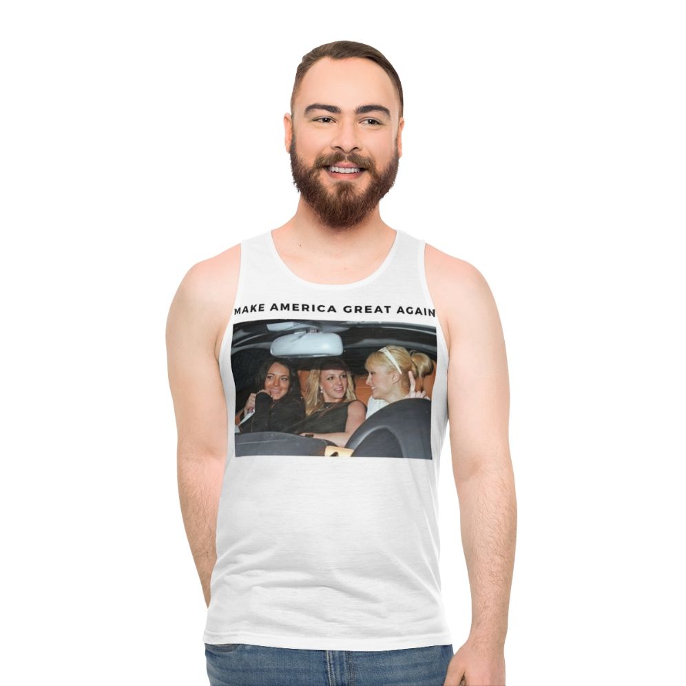 Unisex celebrity-inspired women's tank top
