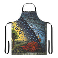 Apron with Flammarion engraving depicting the cosmos and celestial elements