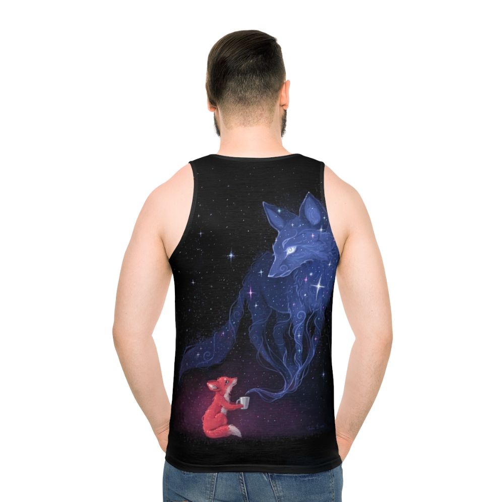 Celestial galaxy print unisex tank top