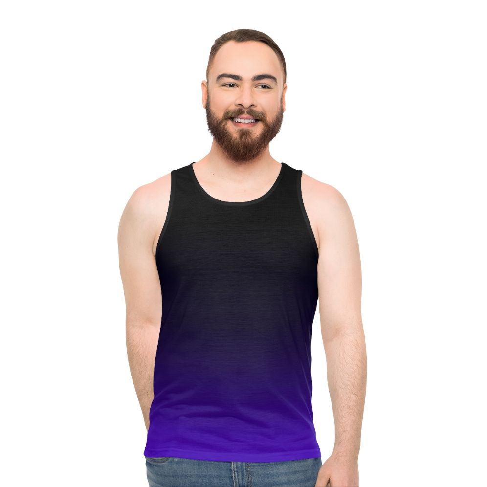 Celestial gradient unisex tank top